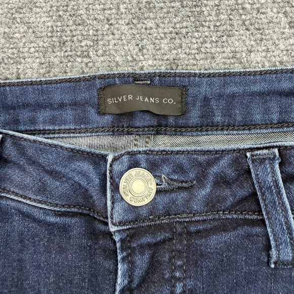 Silver Jeans Womens 30x28 Mazy Skinny Stretch Western Glove Works - Picture 2 of 13